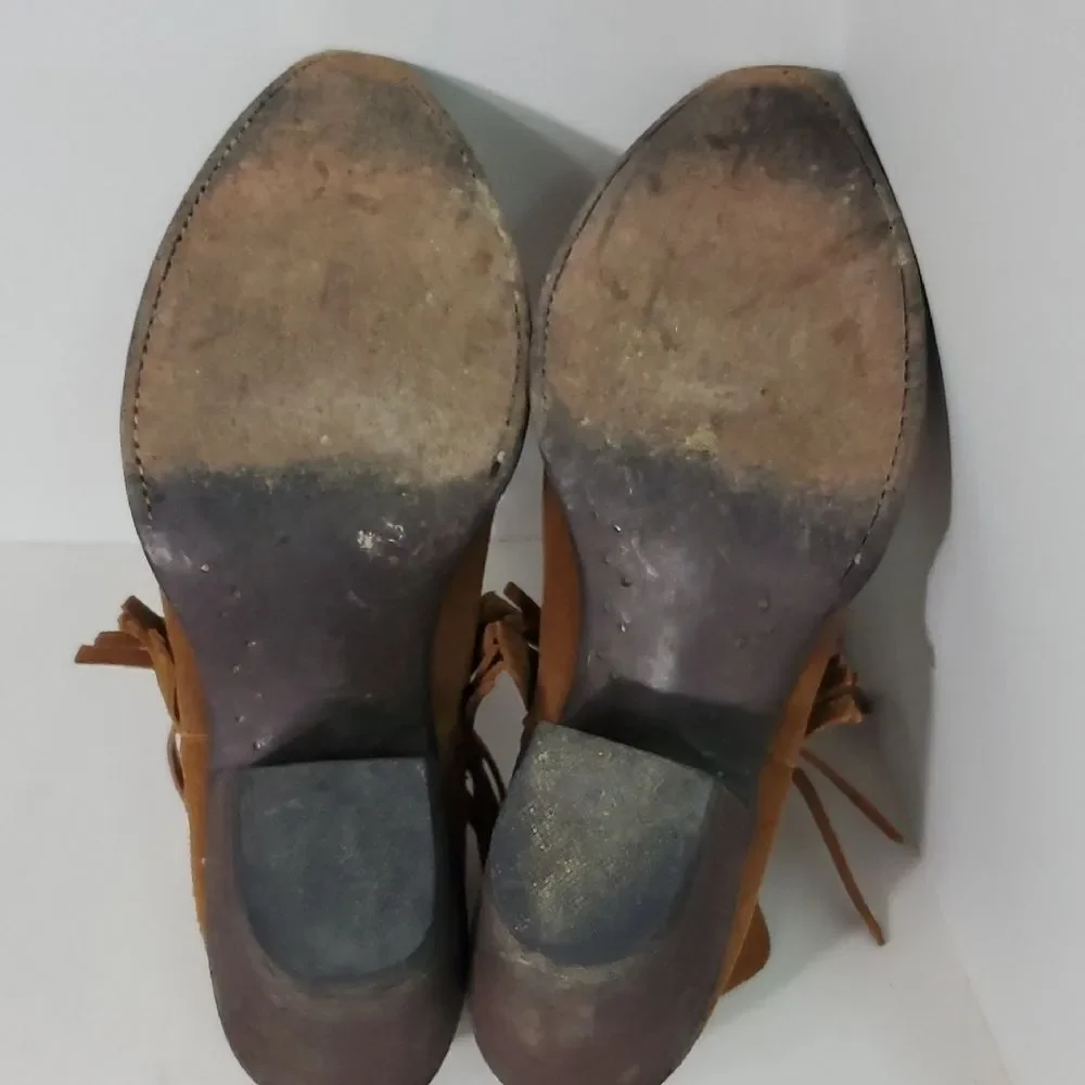Old Gringo Latika Fringe Ankle Boots Booties Women's Size 9.5